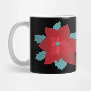 Christmas flower Mug